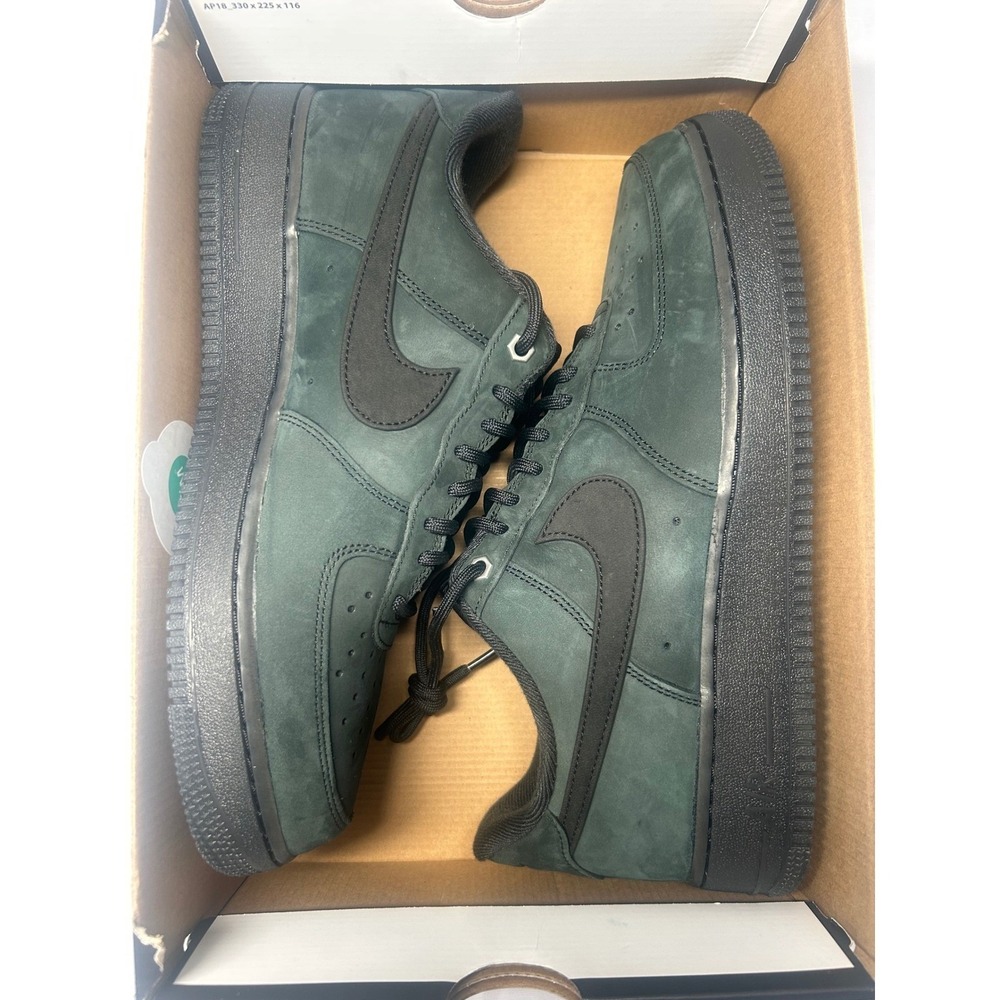 Nike Air Force 1 Low Black Nubuck Men Size 10.5 CJ9179 001 New/No Lid